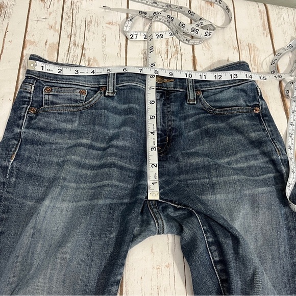 J. Crew Toothpick Skinny Jeans‎ Size 27 medium wash low rise j crew - Picture 5 of 11